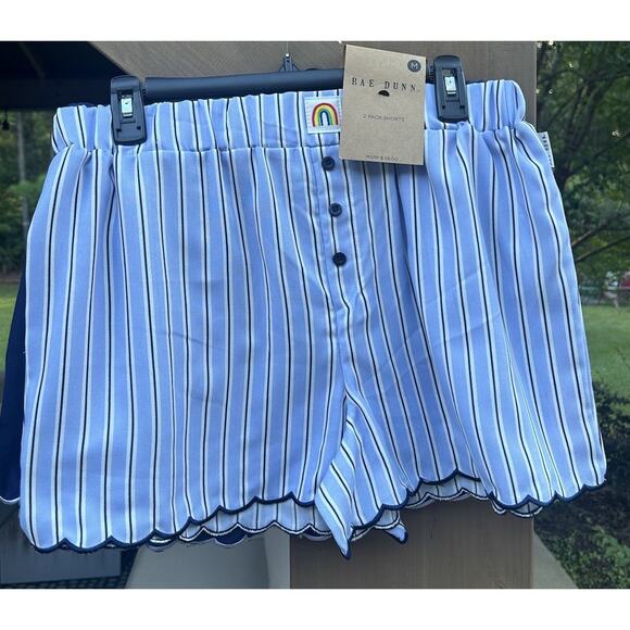NWT Rae Dunn Pajama Short Bottoms (Set Of 2) Size Medium - Picture 1 of 10